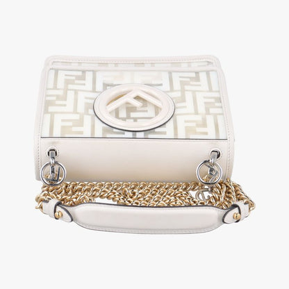 Fendi Cannayf White PVC Coated Canvas 8bt2868bt286a7t519810429