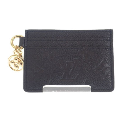 Louis Vuitton Porte Cult Lvcharm M82132 Card Case Monogram Empreinte Noir Black
