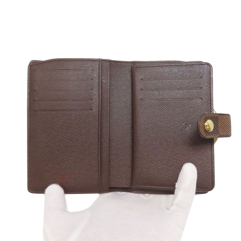 Louis Vuitton N61674 Portefeuille Viennois Folding Wallet With Coin Purse In