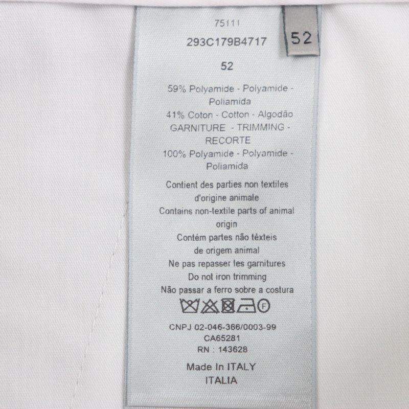 DIOR Homme 293c179b4717 Roller Coaster Buckle With Logo Patch Baneuda Pants