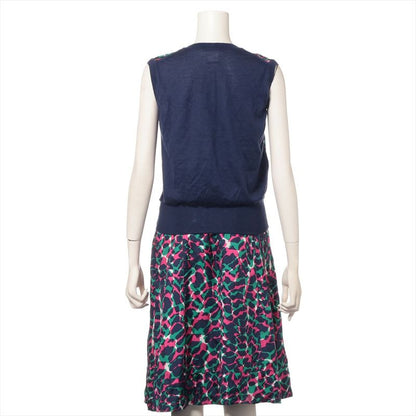 Louis Vuitton Silk And Cashmere Set-up S 34 Leopard Print Multicolor Made In