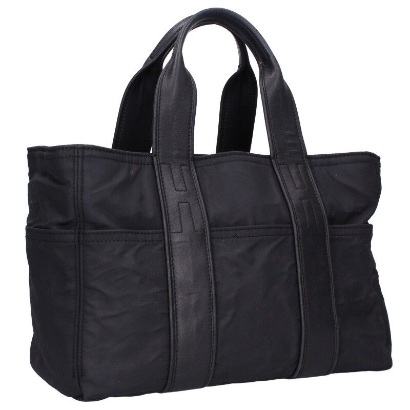 Hermes Acapulco PM Leather Nylon Handbag Ladies PM