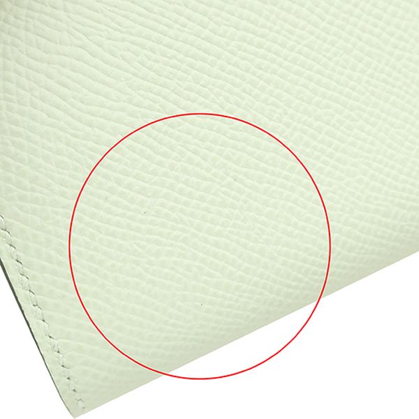 Hermes Long Wallet Bearn Souffle Verso Vaux Epson Vert Fizz X Vert Yucca Silver