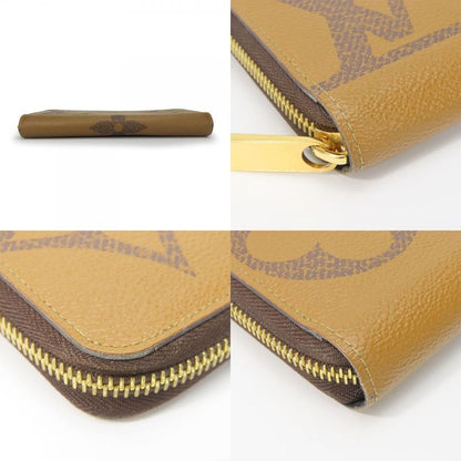 Louis Vuitton Long Wallet Zippy Wallet M69353 Monogram Giant Reverse Brown Gold