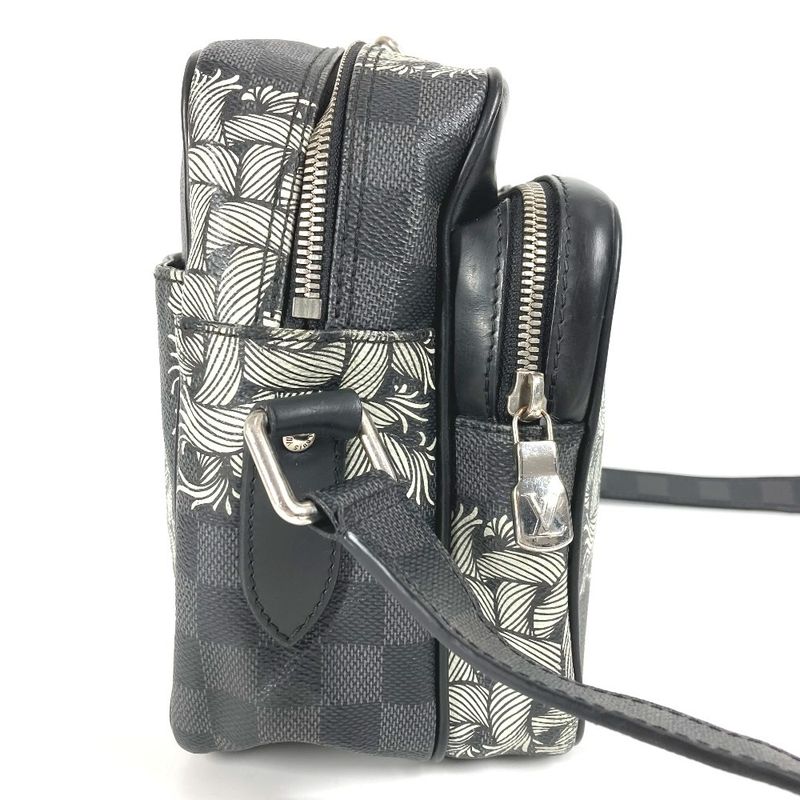 Louis Vuitton Shoulder Bag Nile PM Nile PM N41572 Damier Graphite Canvas Black