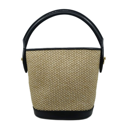Louis Vuitton Petit Bucket 2WAY Bag Hand Shoulder - M59961 RFID Raffia