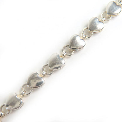 Tiffany & Co Puff Heart Necklace Accessory Sv925 Silver Weight 16.0g Ladies