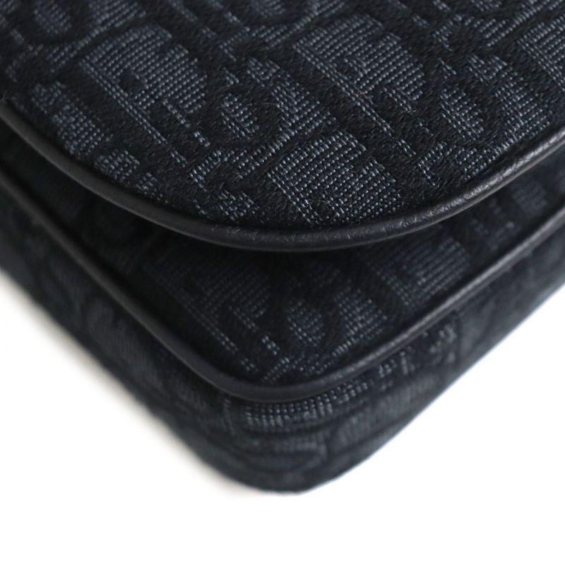 DIOR Om 1adpo276yky_h03e Oblique Jacquard Saddle Three-in-one Pouch 3-in-1 Bag