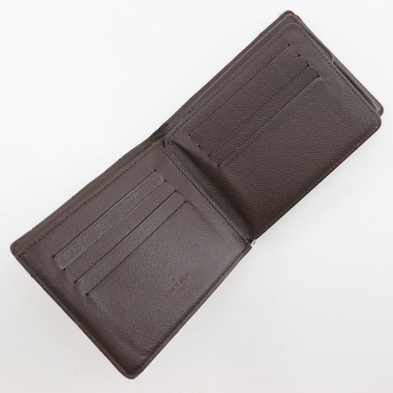 Louis Vuitton Portefeuille Florine N60011 Damier Canvas Brown Ri1186 Men's