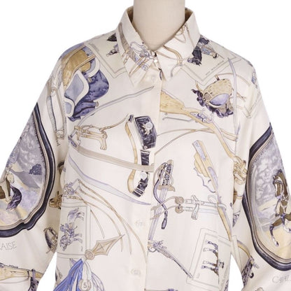 Hermes Shirt Margiela Period Blouse Long Sleeve Si