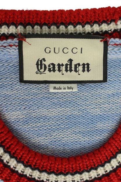 Gucci 573988 Xkaqv Gucci Garden Emblem Embroidered Knit Men's M