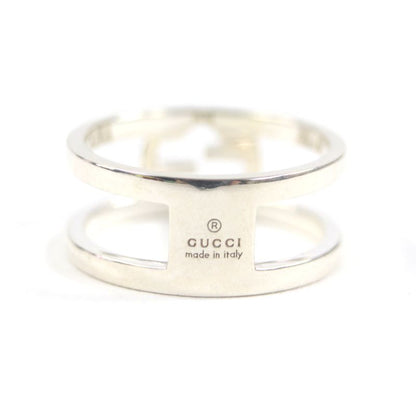  Gucci 797031 Interlocking G Wide Ring Ag925 Current Item Rings Silver 18 Size