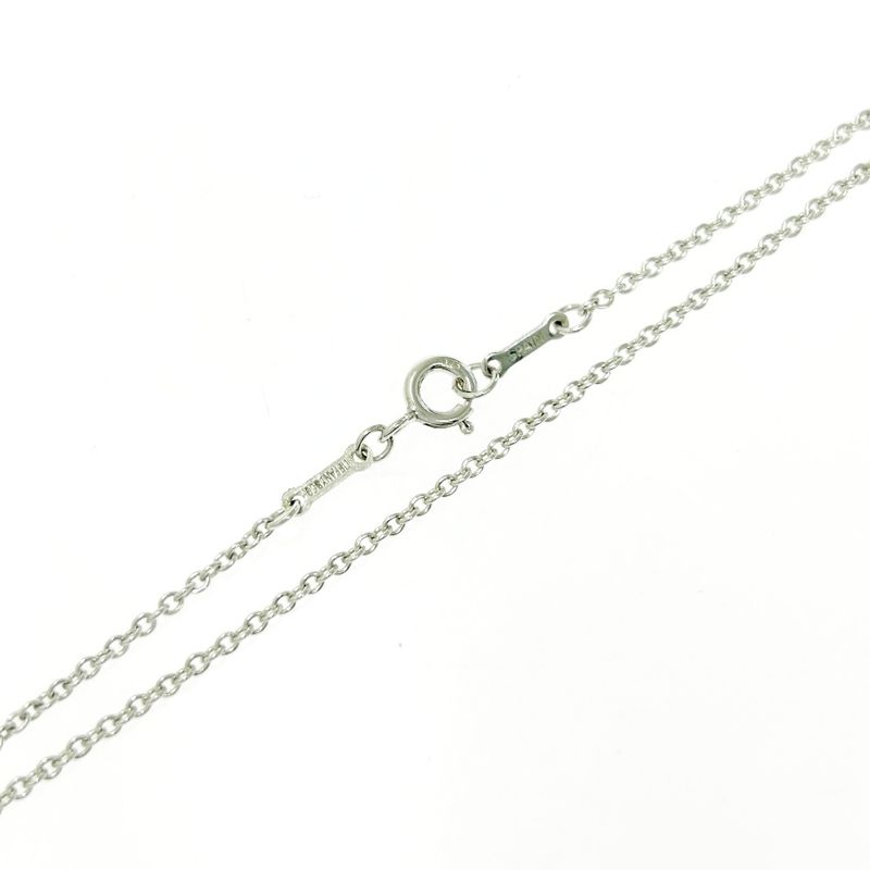 Tiffany & Co Tiffany & Co Silver Elsa Peretti Open Heart Necklace 7.0g 925