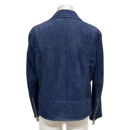 Loewe Blouson Size 52 Mens - Navy Suede/17139352100/h1268318ar