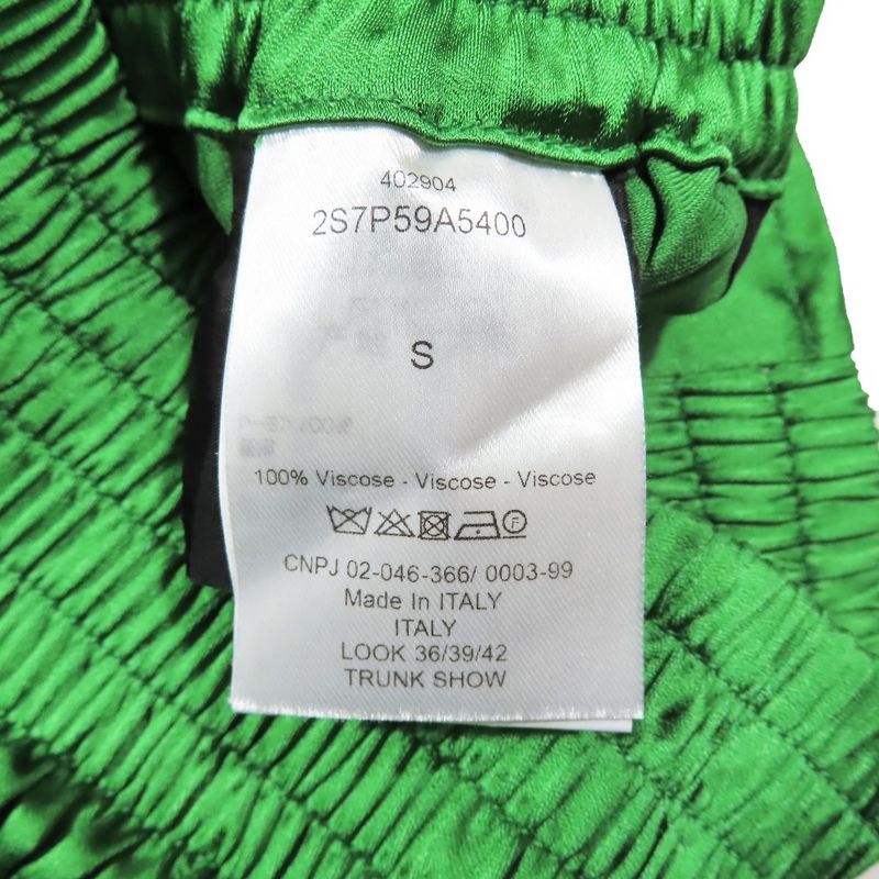 Unused 22SS Christian DIOR Boxing Shorts Half Pants Logo DIOR VIBE Green S