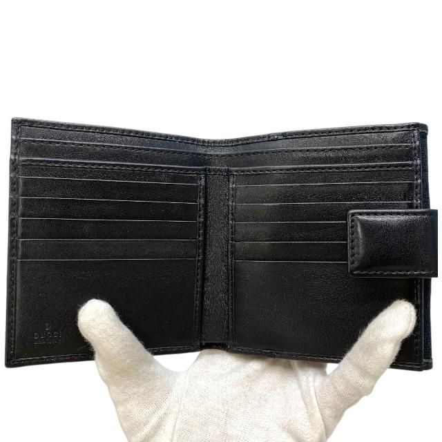 Gucci 181594 Interlocking W Hook Wallet Fold Wallet Fold Wallet Medium Wallet