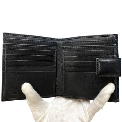 Gucci 181594 Interlocking W Hook Wallet Fold Wallet Fold Wallet Medium Wallet