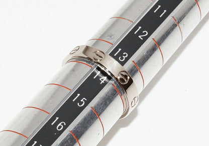 Cartier Ring 18K White Gold Love Ring Small Model Mini Love Ring Love Wedding