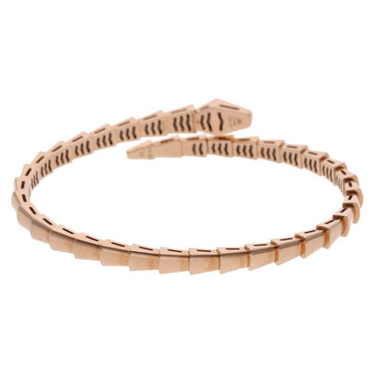 Bulgari Serpenti 18K Pink Gold Diamond Bracelet Men's M