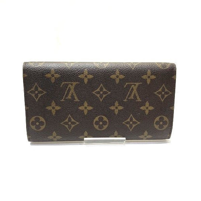 Louis Vuitton Monogram Portefeuille International M61217 Trifold Wallet Long