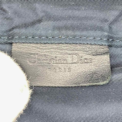 DIOR Pouch Navy Canvas Trotter Saddle Women's Branded High Brand Fashion