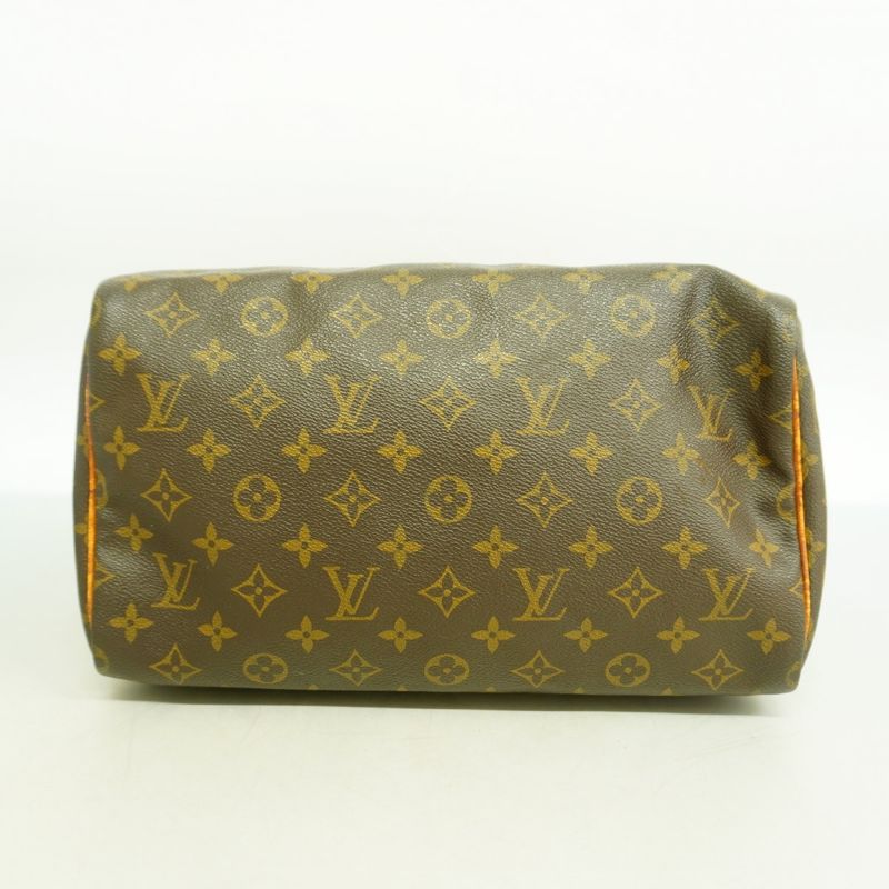Louis Vuitton Handbag Monogram Speedy 30 M41108 Brown Ladies