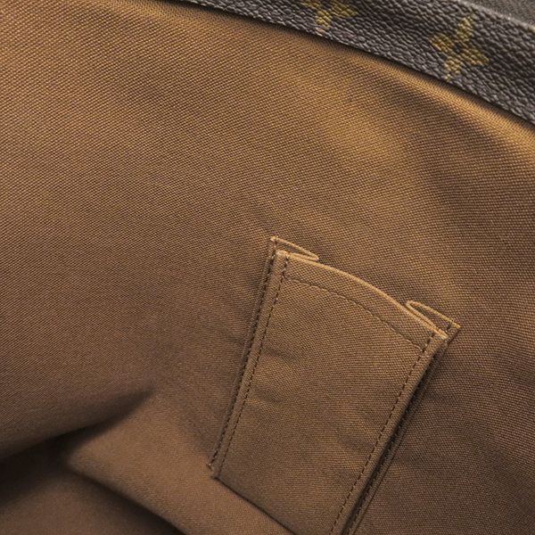 Louis Vuitton Tote Bag Cabas Mezzo Monogram Canvas Monogram Gold Hardware Brown