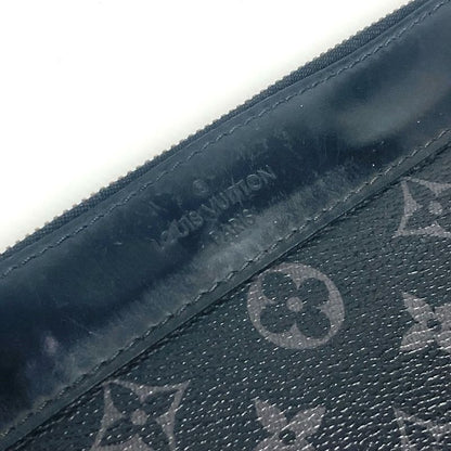 Louis Vuitton Pochette Discovery Clutch Bag M62291 Monogram Eclipse Canvas Black