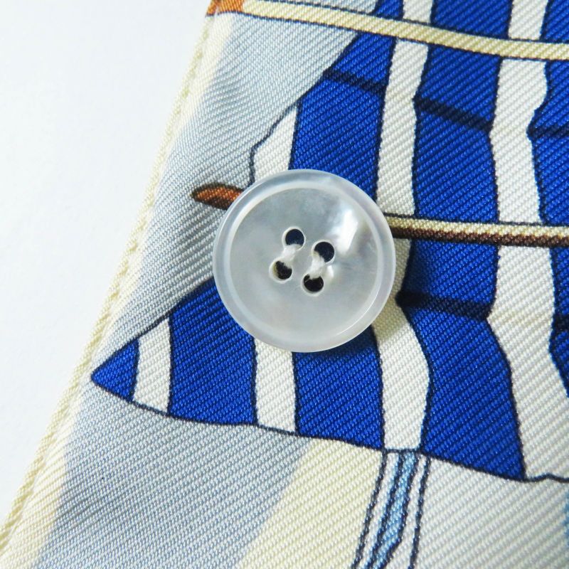 Hermes Vintage Margiela Period Silk Acetate All-over Print Vest Multi 40 Made