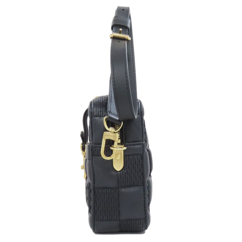 Louis Vuitton M59114 Troca MM Shoulder Bag Lambskin Ladies