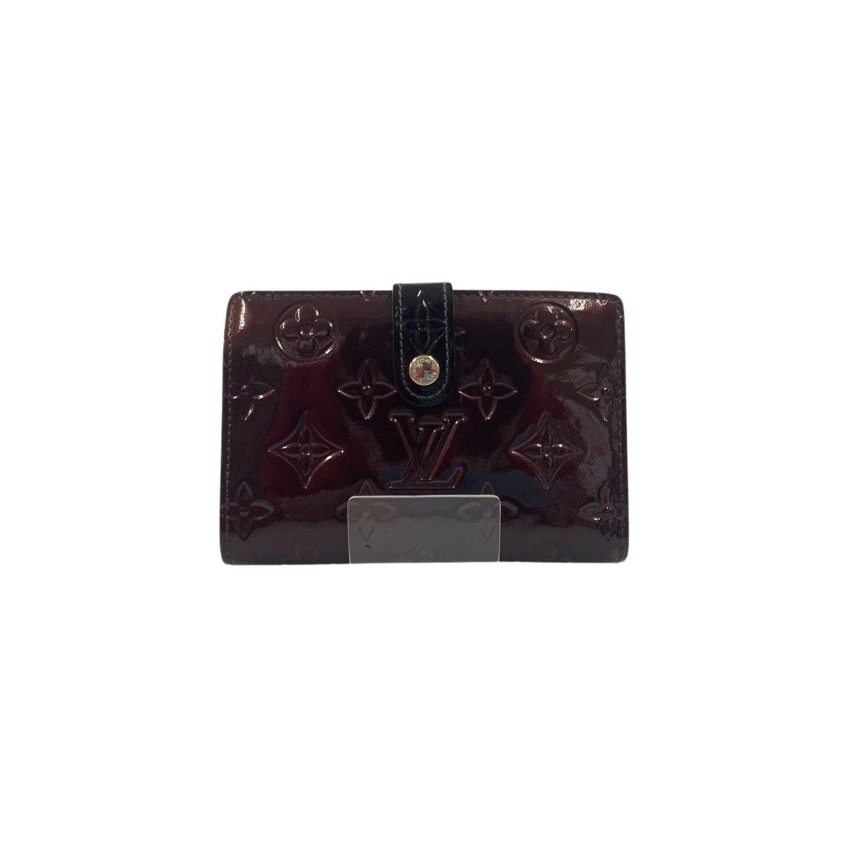 Louis Vuitton Vernis Portefeuille Viennois Rouge Fauvist Bifold Clasp Wallet