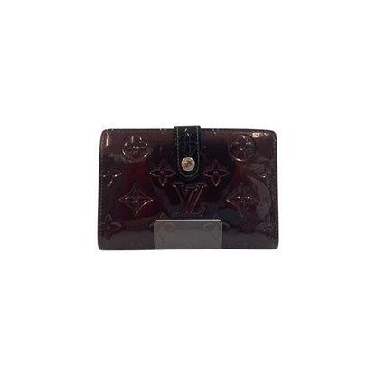 Louis Vuitton Vernis Portefeuille Viennois Rouge Fauvist Bifold Clasp Wallet