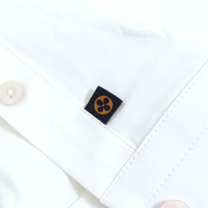 Louis Vuitton 25AW Cotton Logo Button Monogram Long Sleeve Shirt White Gold