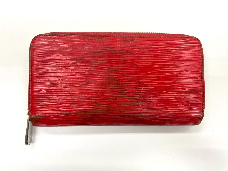 Louis Vuitton Epi Zippy Wallet Round Zip Wallet Long Wallet M61859 Coclico Red