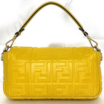 Fendi 2way Mamma Bucket Bag Yellow 8br600