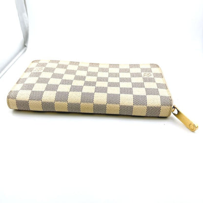 Louis Vuitton N60012 Damier Azure Round Zipper Long Wallet Zippy Organizer Long