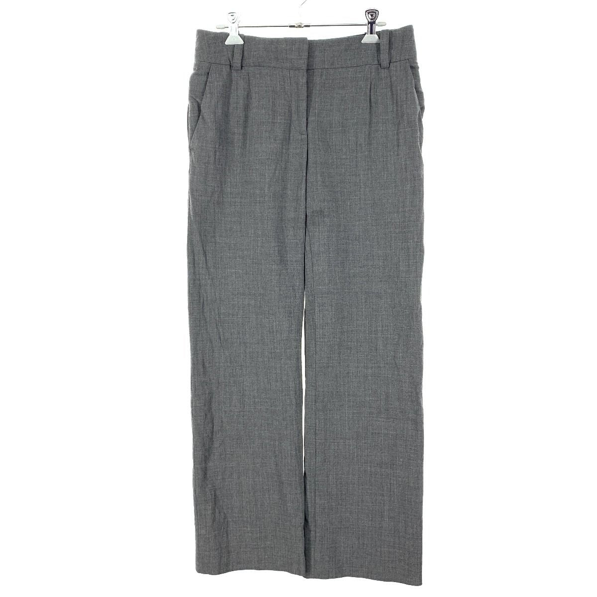 Celine Women's Pants Size 36 Wool None Gray