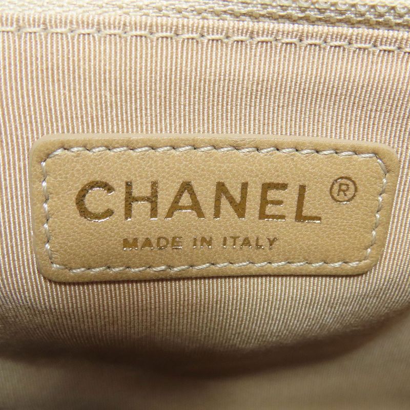 Chanel Matelasse 2WAY Gold Hardware Handbag Calf Women