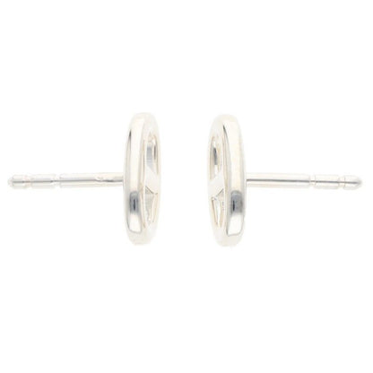 Hermes Chaine D'ancre Tpm Silver Earrings Women