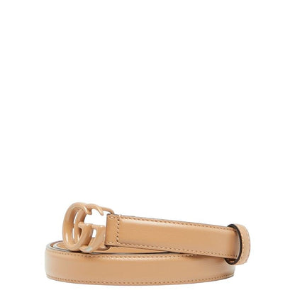 Gucci GG Marmont Belt Size: 70/28 409417 Beige Leather Women's Gucci