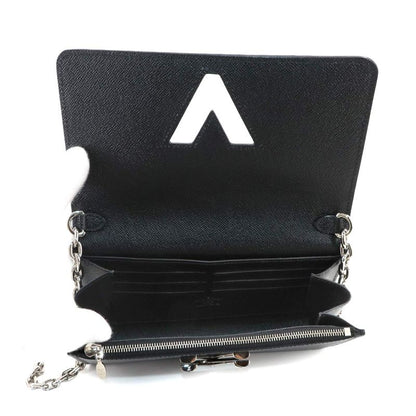 Louis Vuitton LV Stories Epi Portefeuille Twisted Chain Wallet Foldable Long