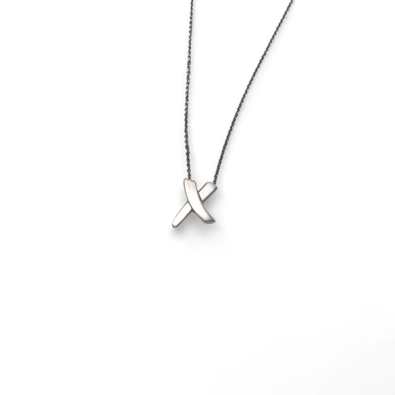 Tiffany & Co Tiffany & Co X Pendant Paloma Picasso Necklace Cross Kiss Necklace