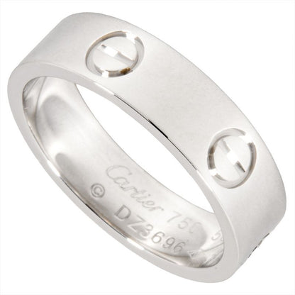 Cartier Love Ring #56 18K White Gold 72g Whey Togo Old LOVE