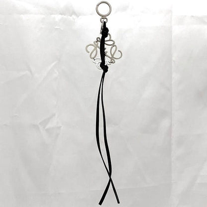 Loewe Charm Silver Black Anagram C821232x02 Excellent Condition