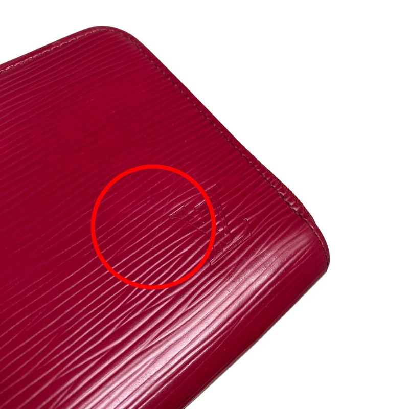 Louis Vuitton M60305 Epi Round Zipper Zippy Wallet Long Wallet Louis Vuitton