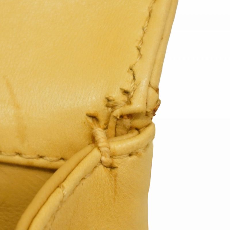 Chanel Shoulder Bag Matelasse Lambskin Beige Gold Hardware Women