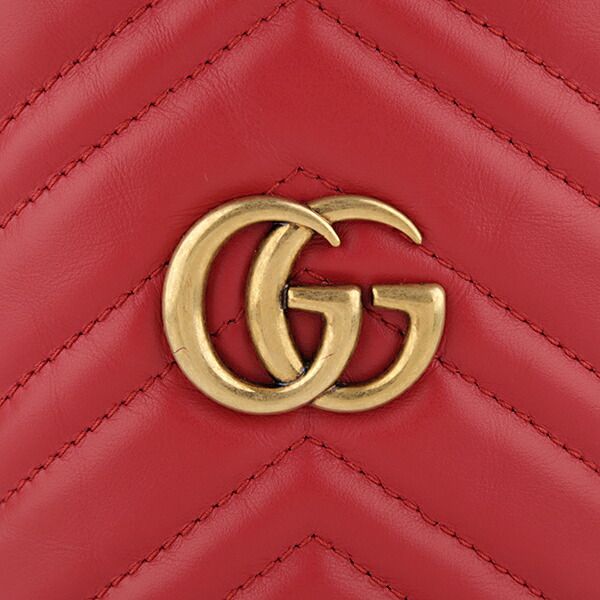 Gucci Shoulder Bag GG Marmont Red