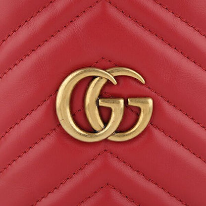 Gucci Shoulder Bag GG Marmont Red