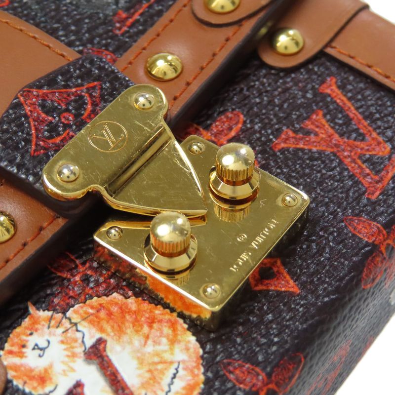 Louis Vuitton M63892 Essential Trunk Catgram Accessory Pouch Monogram Canvas