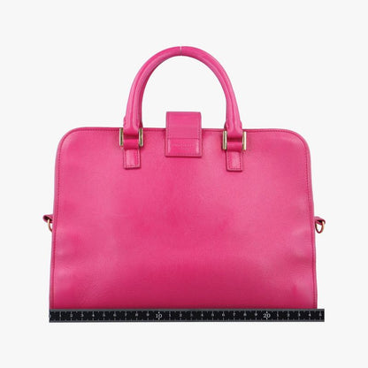 Yves Saint Laurentyves Saint Laurent Baby Cabas Su Rose Red Leather 372087
